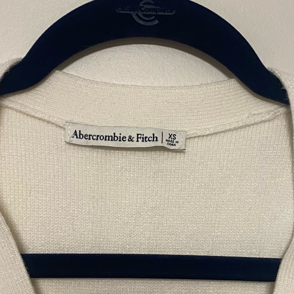 Abercrombie Cream Button-Up Cardigan - Picture 4 of 5
